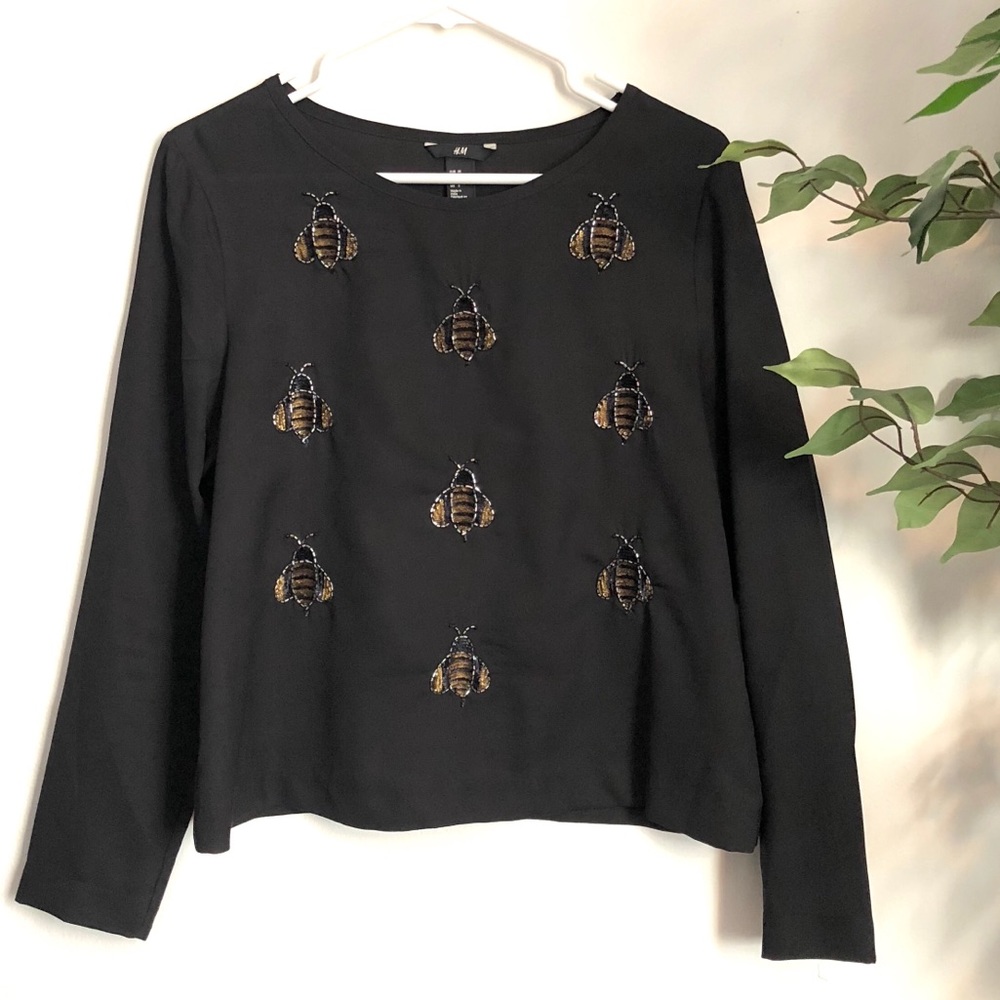 Bumblebee Sequin Blouse